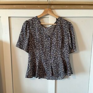 No tags, large floral shirt